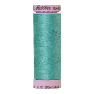 Mettler sewing thread spool in Deep Aqua (1091) - 50wt 150m