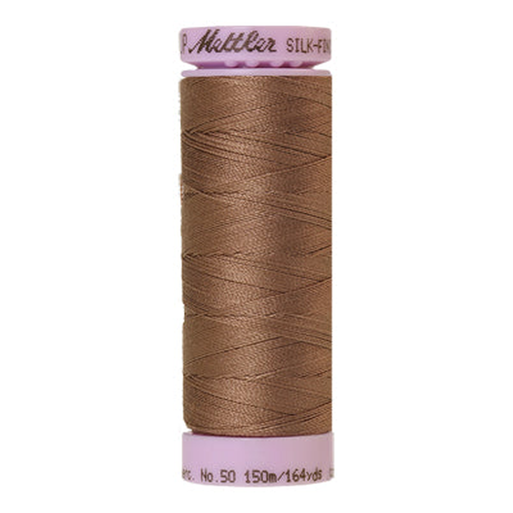 Mettler sewing thread spool in Espresso (1380) - 50wt 150m