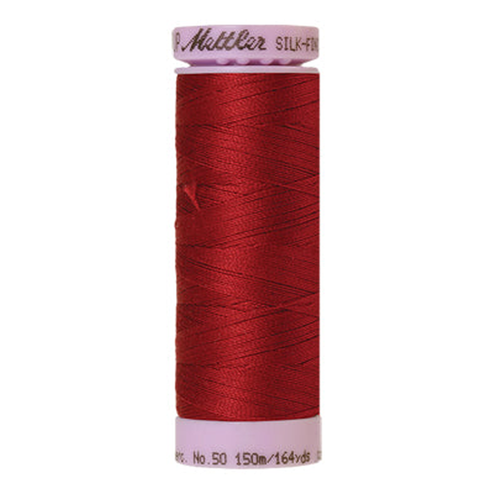 Mettler sewing thread spool in Fire Engine (0105) - 50wt 150m