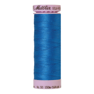 Mettler sewing thread spool in French Blue (2049) - 50wt 150m
