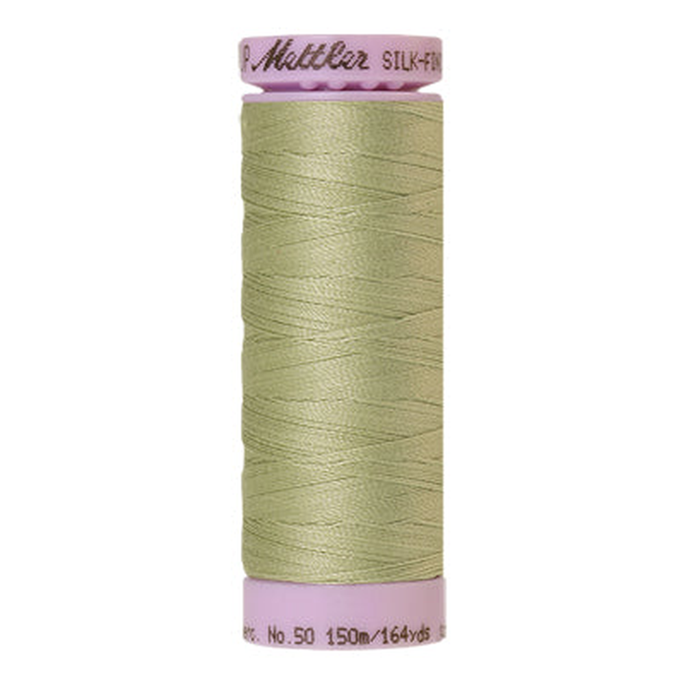 Mettler sewing thread spool in Green Grape (1212) - 50wt 150m
