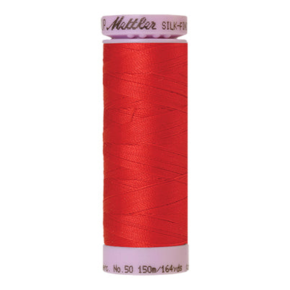 Mettler sewing thread spool in Hibiscus (0510) - 50wt 150m