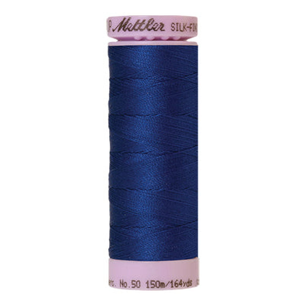 Mettler sewing thread spool in Imperial Blue (1304) - 50wt 150m
