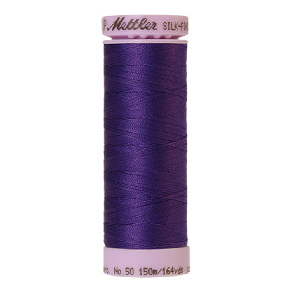 Mettler sewing thread spool in Iris Blue (0030) - 50wt 150m