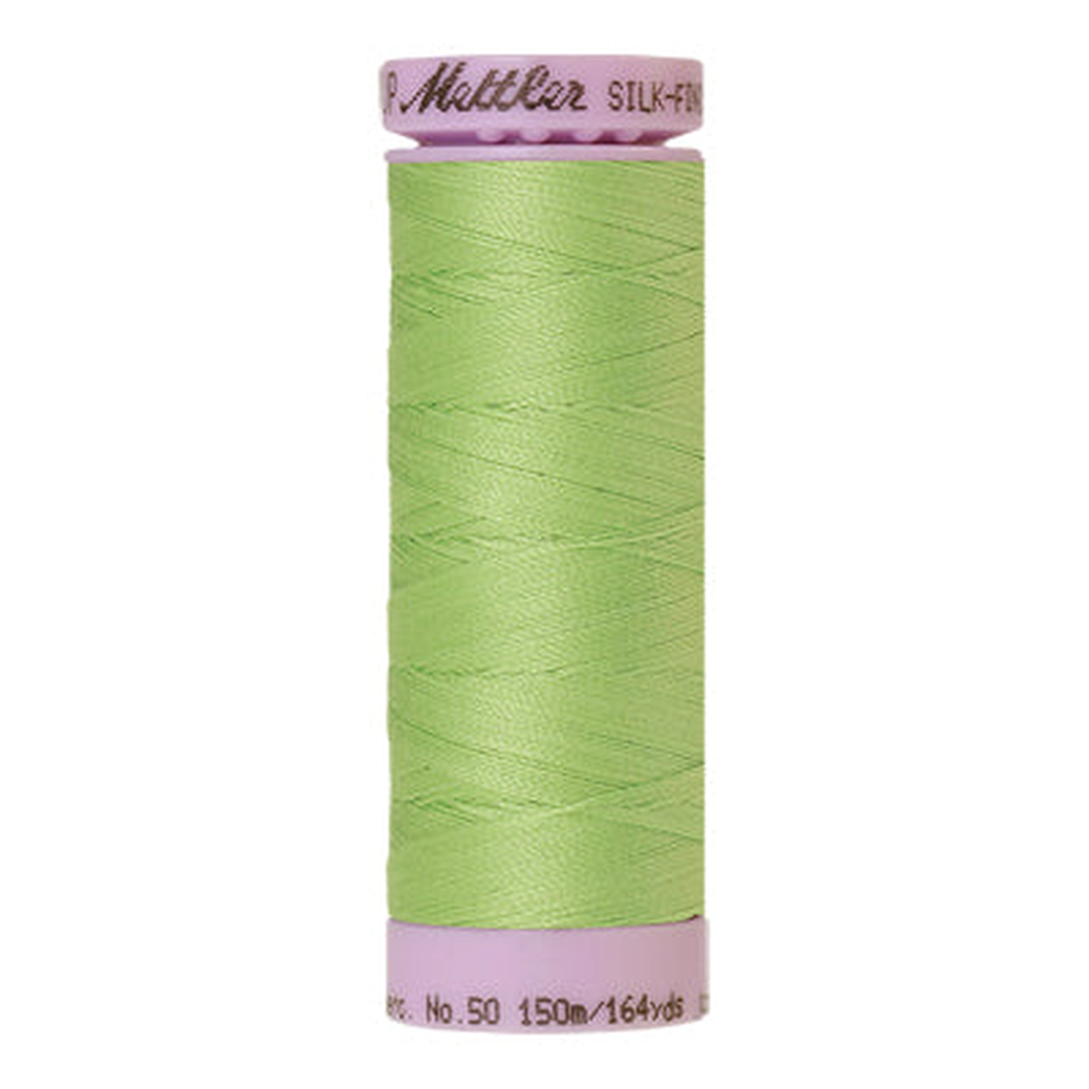Mettler sewing thread spool in Jade Lime (1527) - 50wt 150m