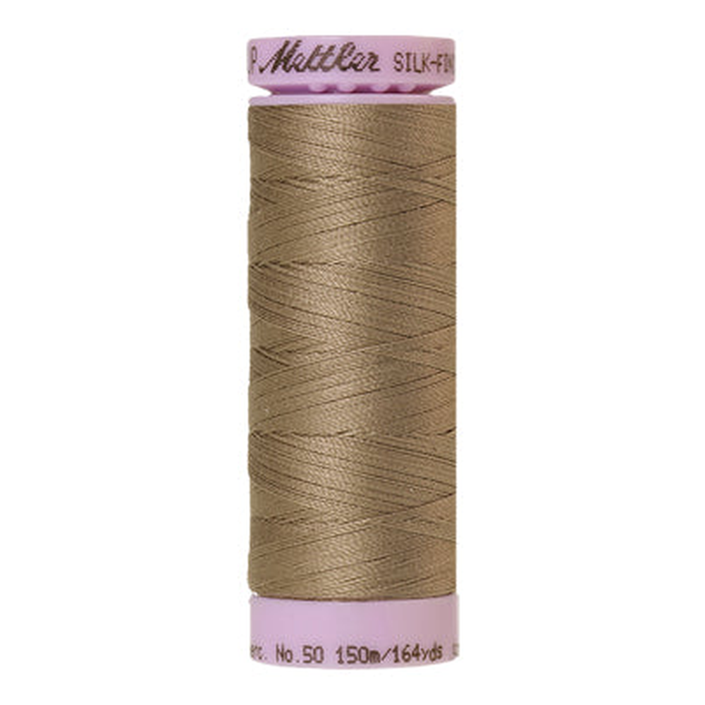 Mettler sewing thread spool in Khaki (1228) - 50wt 150m