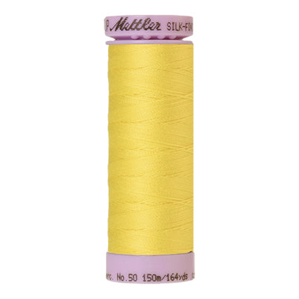 Mettler sewing thread spool in Lemon Zest (3507) - 50wt 150m