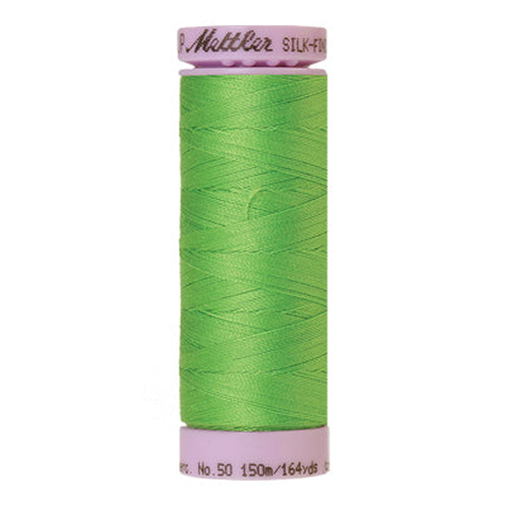 Mettler sewing thread spool in Light Kelly (1099) - 50wt 150m
