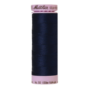 Mettler sewing thread spool in Navy (0825) - 50wt 150m