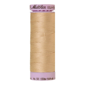 Mettler sewing thread spool in Oat Straw (0260) - 50wt 150m