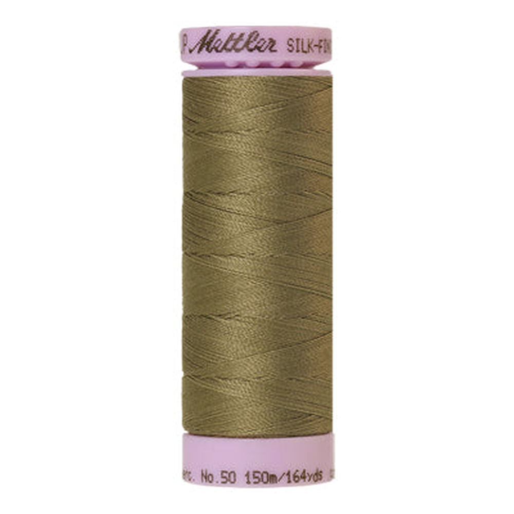 Mettler sewing thread spool in Olive Drab (0420) - 50wt 150m