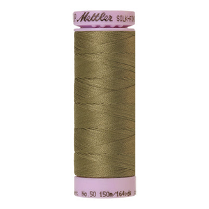 Mettler sewing thread spool in Olive Drab (0420) - 50wt 150m