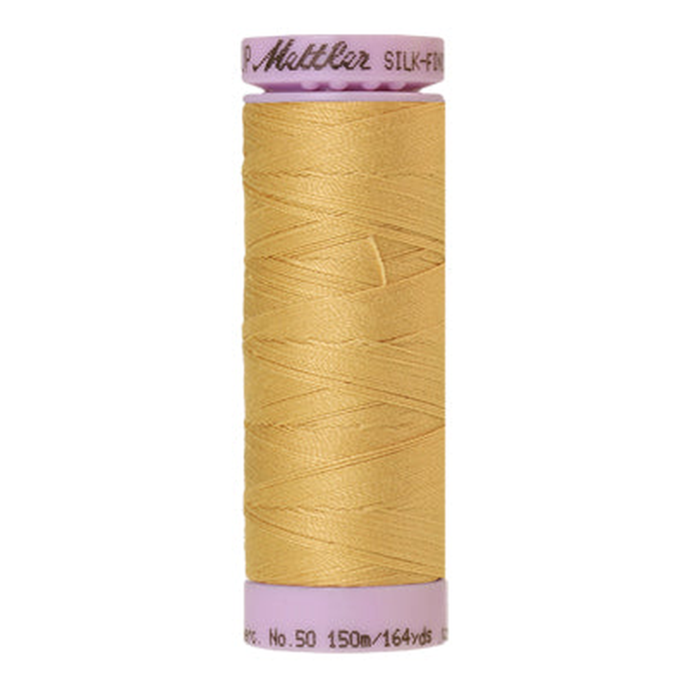 Mettler sewing thread spool in Parchment (0140) - 50wt 150m