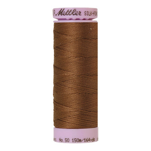 Mettler sewing thread spool in Pecannut (1223) - 50wt 150m