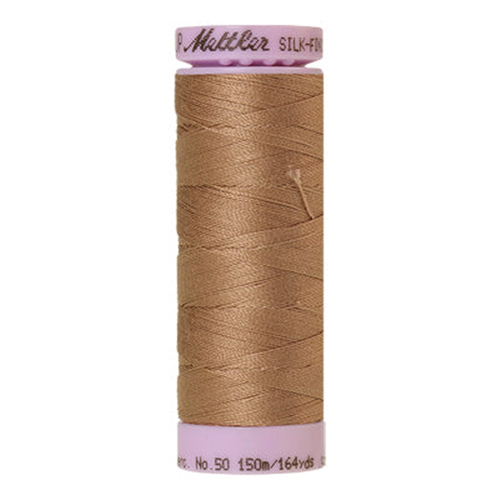 Mettler sewing thread spool in Praline (3566) - 50wt 150m