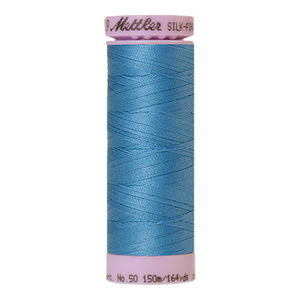 Mettler sewing thread spool in Reef Blue (0338) - 50wt 150m