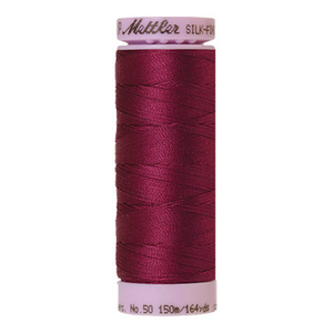Mettler sewing thread spool in Sangria (0157) - 50wt 150m