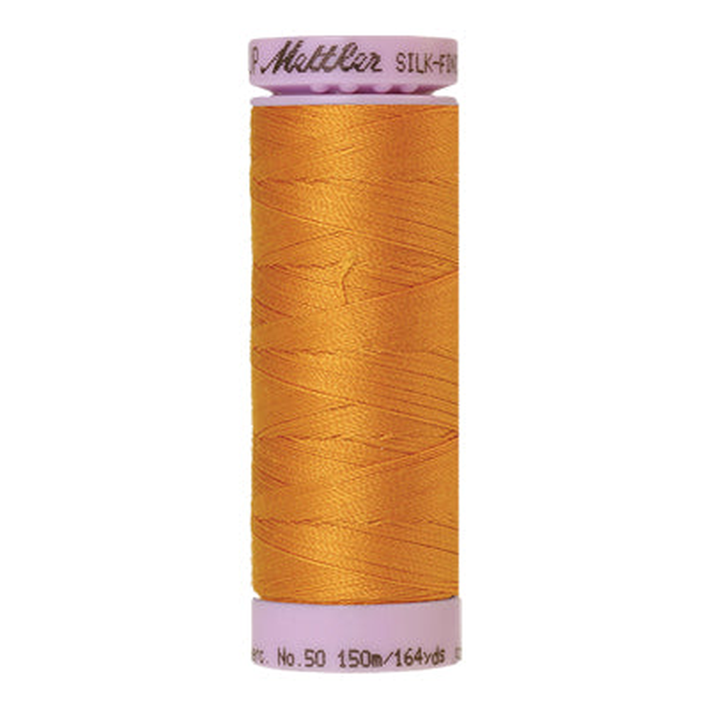 Mettler sewing thread spool in Sunflower (0608) - 50wt 150m