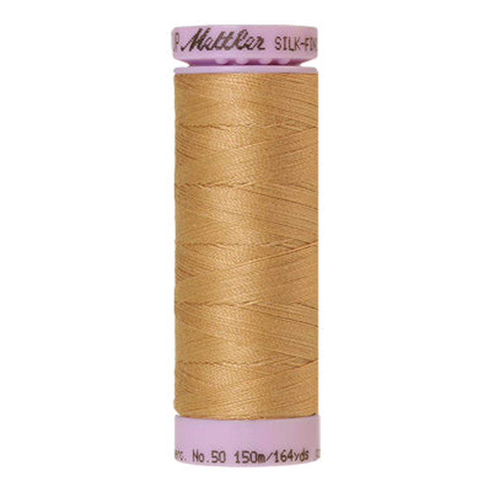 Mettler sewing thread spool in Toast (1118) - 50wt 150m