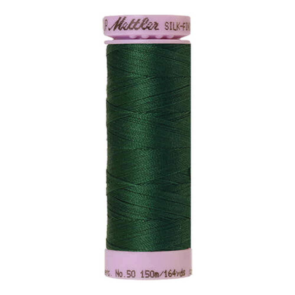 Mettler sewing thread spool in Verdant Green (0905) - 50wt 150m