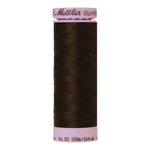 Mettler sewing thread spool in Very Dark Brown (1002) - 50wt 150m