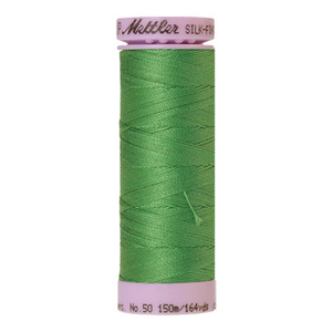 Mettler sewing thread spool in Vibrant Green (1314) - 50wt 150m