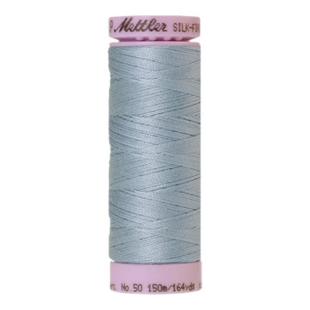 Mettler sewing thread spool in Winter Sky (1525) - 50wt 150m