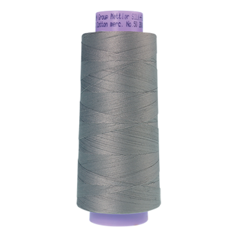 Mettler sewing thread spool in Ash (2791) - 50wt 1829m