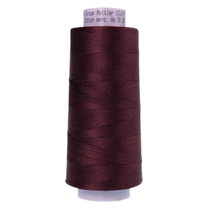 Mettler sewing thread spool in Beet Red (0111) - 50wt 1829m