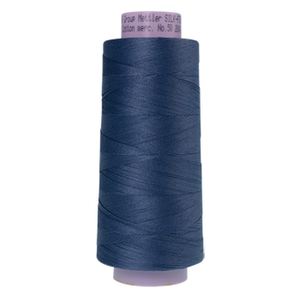 Mettler sewing thread spool in Blue Shadow (0311) - 50wt 1829m