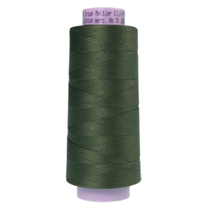 Mettler sewing thread spool in Burnt Olive (0731) - 50wt 1829m