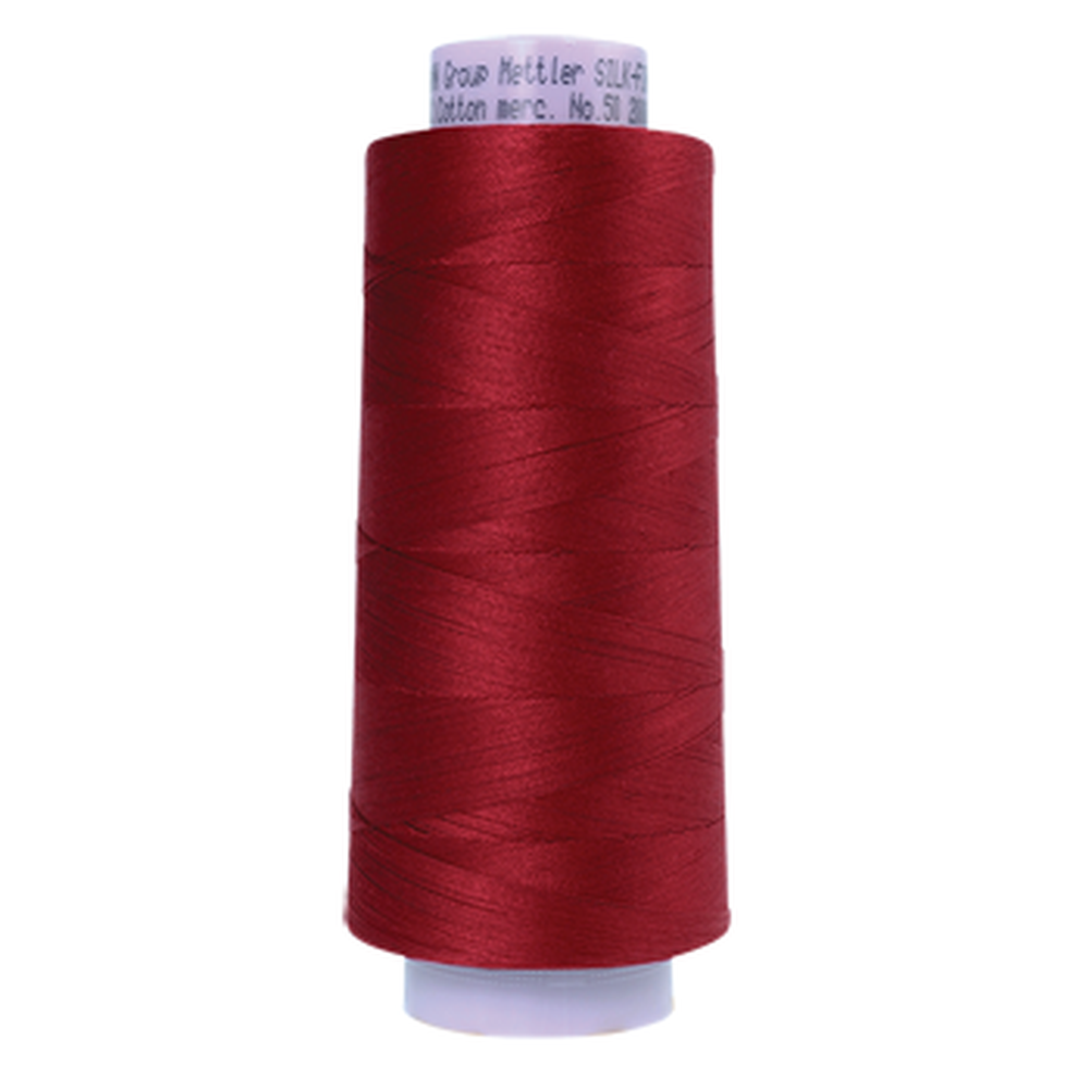 Mettler sewing thread spool in Fire Engine (0105) - 50wt 1829m