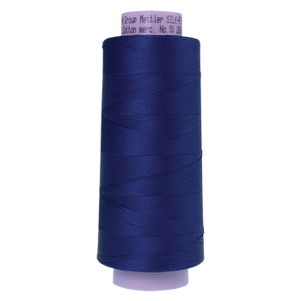 Mettler sewing thread spool in Imperial Blue (1304) - 50wt 1829m