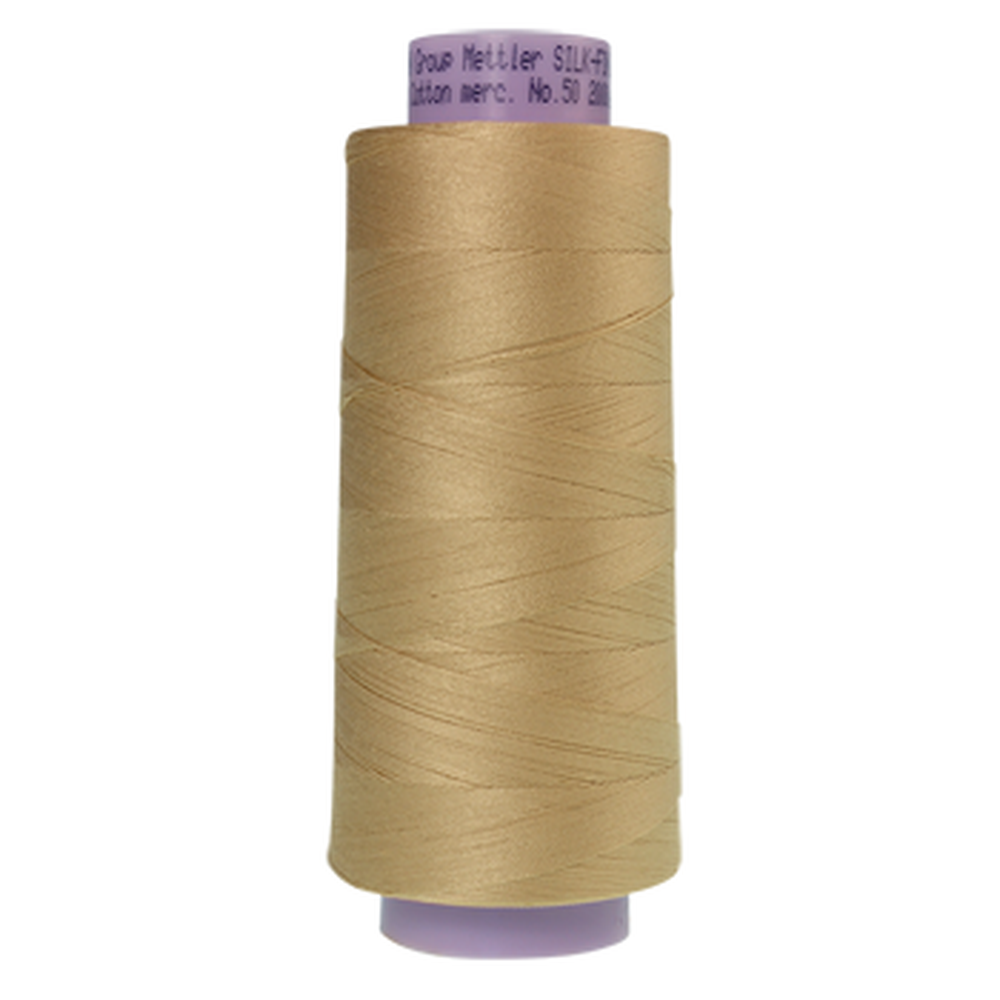 Mettler sewing thread spool in Ivory (0265) - 50wt 1829m