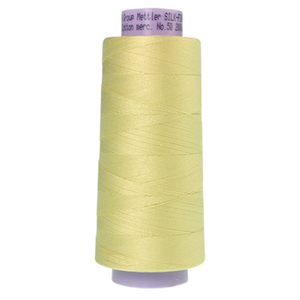 Mettler sewing thread spool in Lemon Frost (1412) - 50wt 1829m