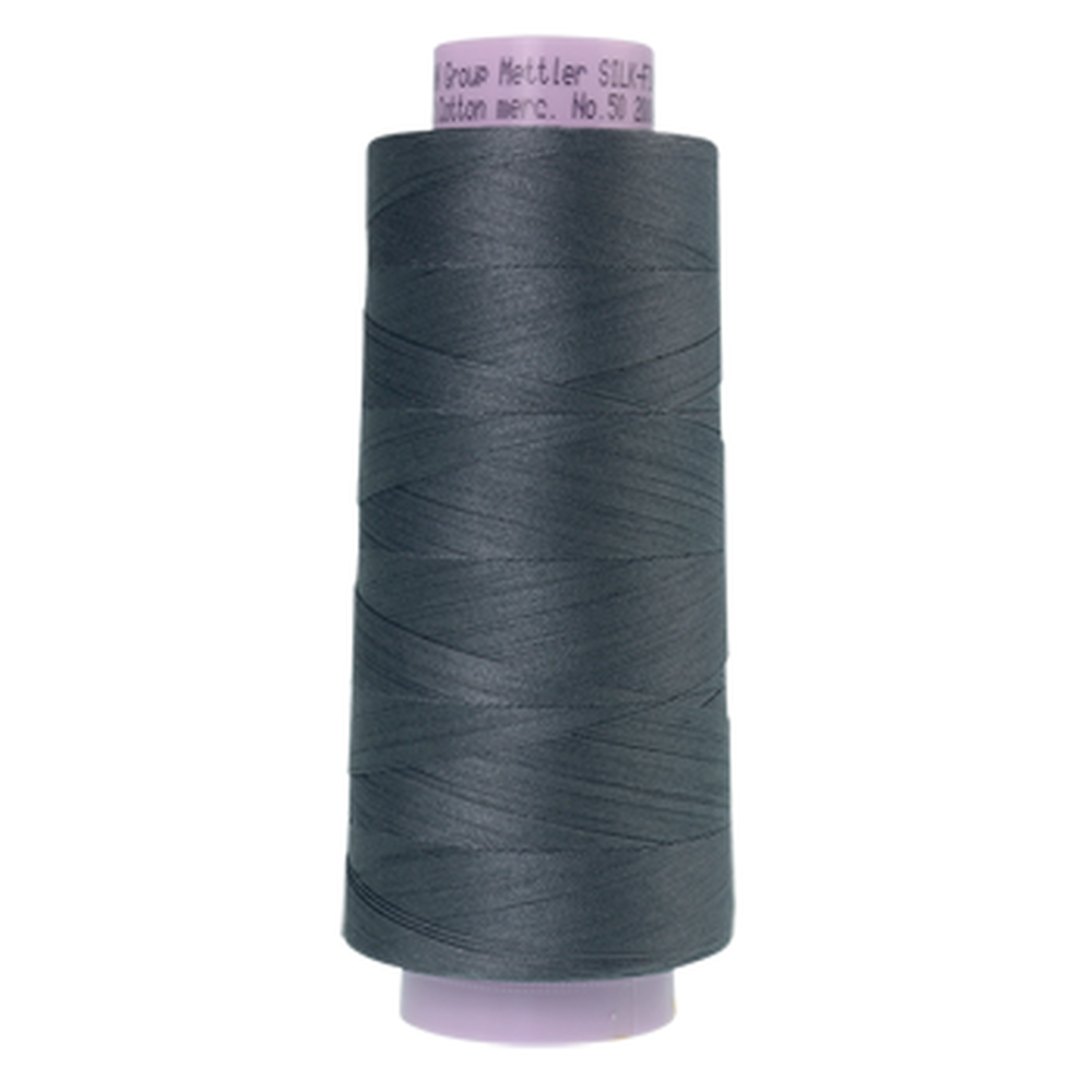Mettler sewing thread spool in Mousy Gray (0878) - 50wt 1829m