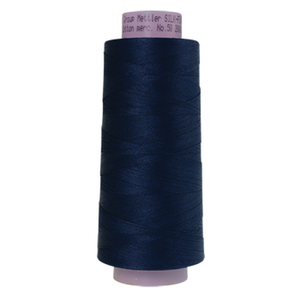 Mettler sewing thread spool in Navy (0825) - 50wt 1829m