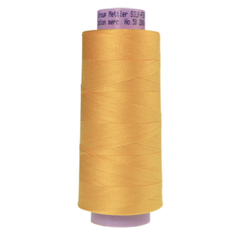 Mettler sewing thread spool in Summersun (0120) - 50wt 1829m
