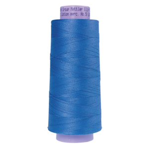Mettler sewing thread spool in Tufts Blue (1464) - 50wt 1829m