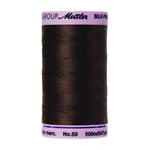 Mettler sewing thread spool in Black Peppercorn (1382) - 50wt 500m