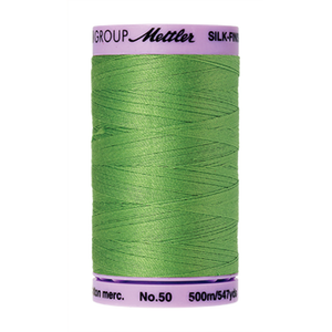 Mettler sewing thread spool in Bright Mint (0092) - 50wt 500m