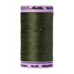 Mettler sewing thread spool in Burnt Olive (0731) - 50wt 500m