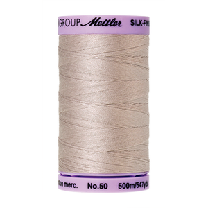 Mettler sewing thread spool in Cloud Gray (0319) - 50wt 500m