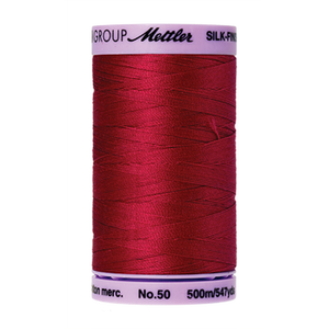 Mettler sewing thread spool in Country Red (0504) - 50wt 500m