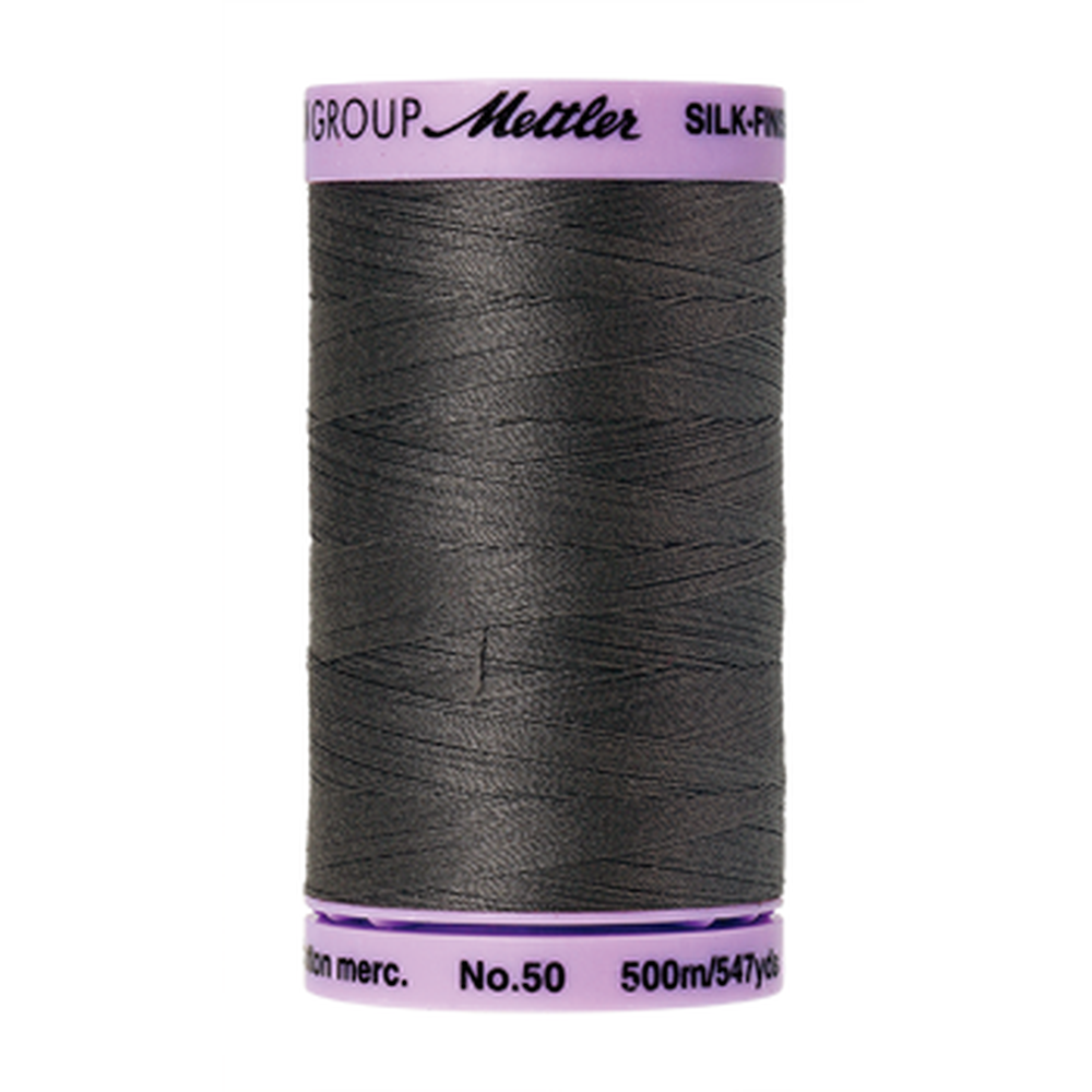 Mettler sewing thread spool in Dark Charcoal (0416) - 50wt 500m