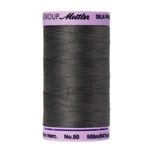 Mettler sewing thread spool in Dark Charcoal (0416) - 50wt 500m