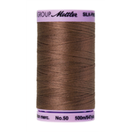 Mettler sewing thread spool in Espresso (1380) - 50wt 500m