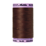 Mettler sewing thread spool in Friar Brown (0173) - 50wt 500m