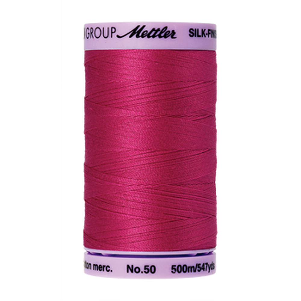 Mettler sewing thread spool in Fuschia (1421) - 50wt 500m