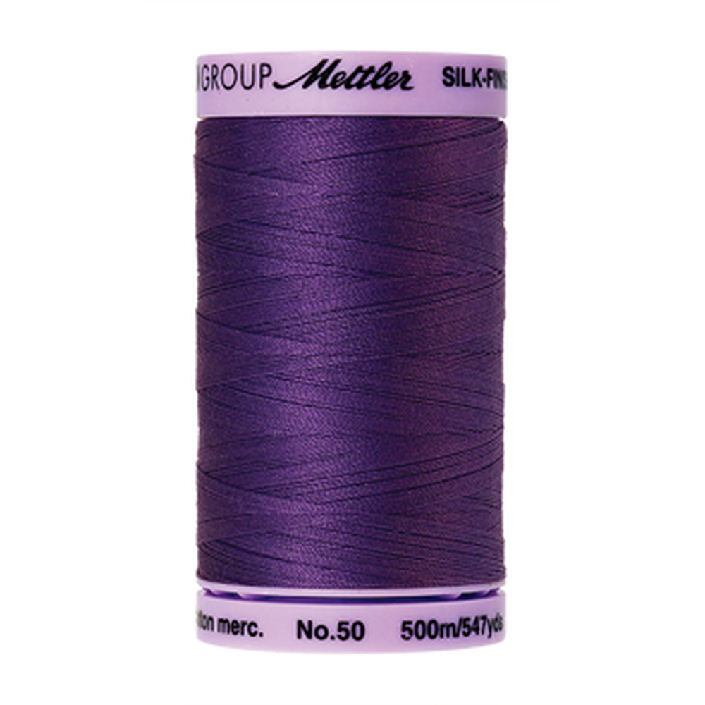 Mettler sewing thread spool in Iris Blue (0030) - 50wt 500m
